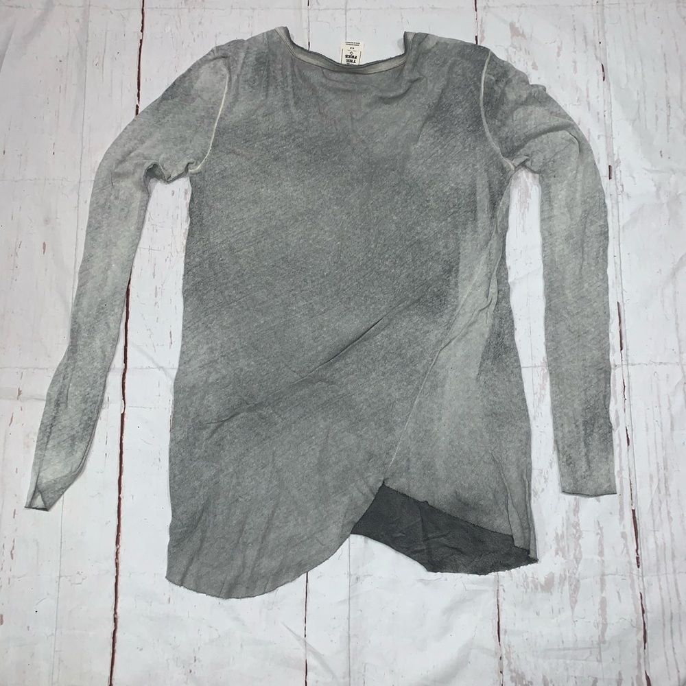 Free people Long Beach Gray tee shirt - Picture 5 of 5